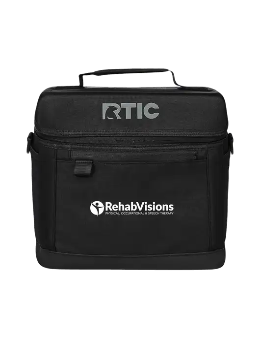 RTIC 15 Can Everyday Black Cooler w/RehabVisions POST Logo