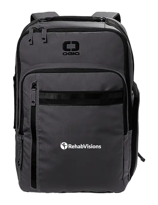 OGIO Commuter XL Dark Grey Backpack w/RehabVisions POST Logo