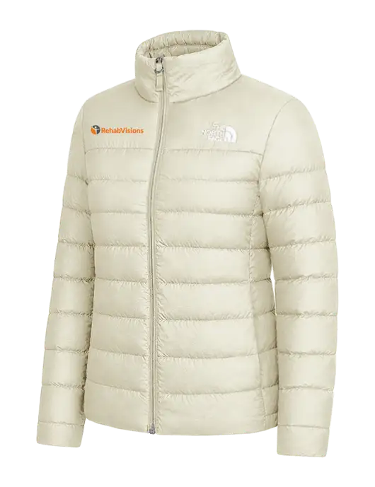 The North Face Womens Ivory Down Hybrid Jacket w/RehabVisions POST Logo