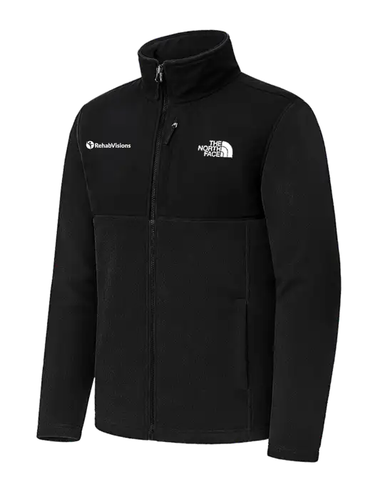 The North Face Black Highest Peak Full-Zip Fleece Jacket w/RehabVisions POST Logo