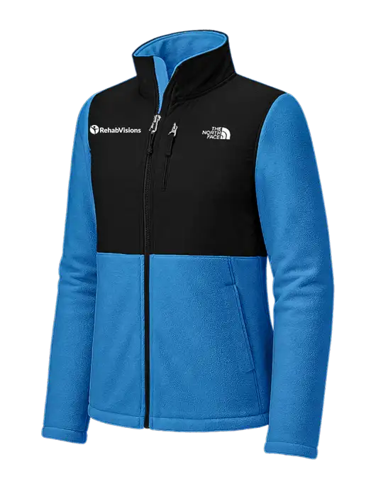 The North Face Womens Dark Sapphire/Black Highest Peak Full-Zip Fleece Jacket w/RehabVisions POST Logo
