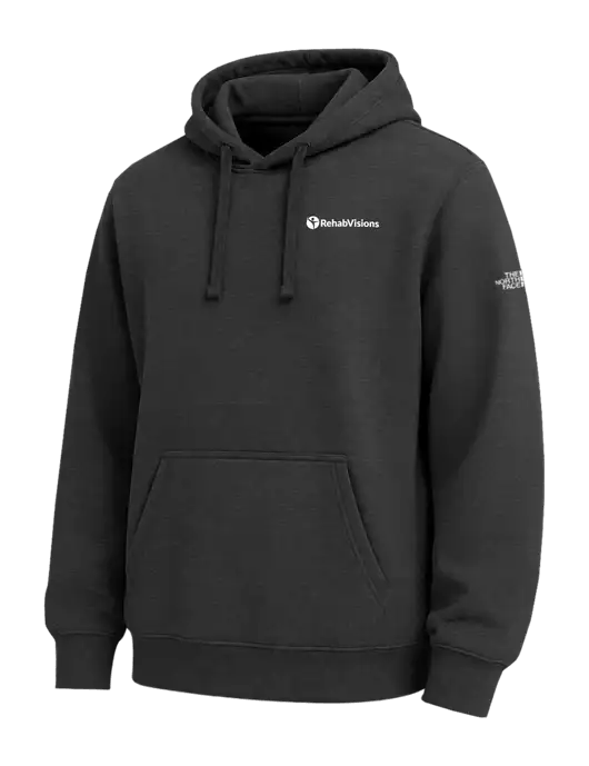 The North Face Black Heather Pullover Hoodie w/RehabVisions POST Logo