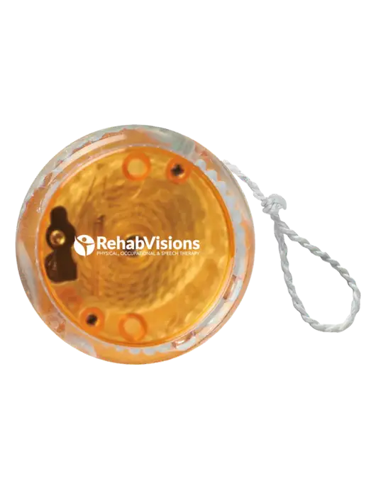 Orange Light Up Yo-Yo w/RehabVisions POST Logo