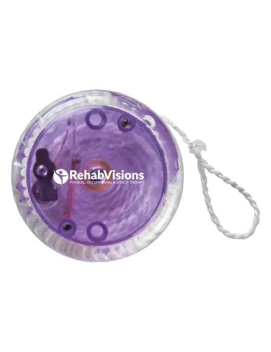 Purple Light Up Yo-Yo w/RehabVisions POST Logo