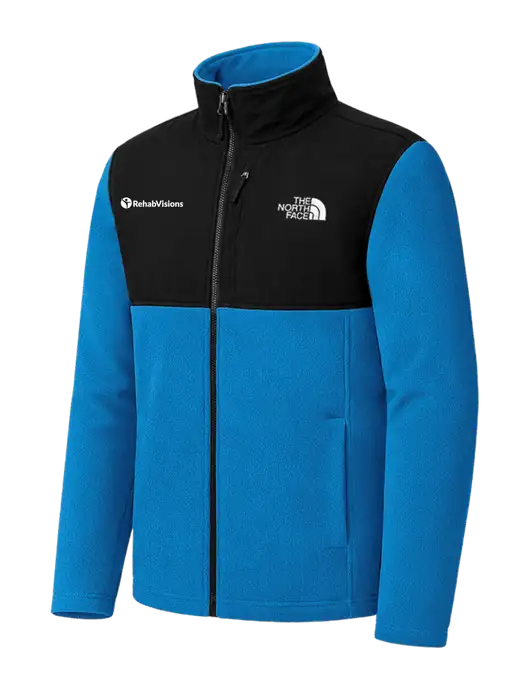 The North Face Royal/Black Highest Peak Full-Zip Fleece Jacket w/RehabVisions POST Logo