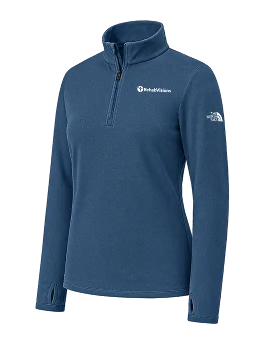 The North Face Womens Light Navy Ambition 1/4-Zip  w/RehabVisions POST Logo