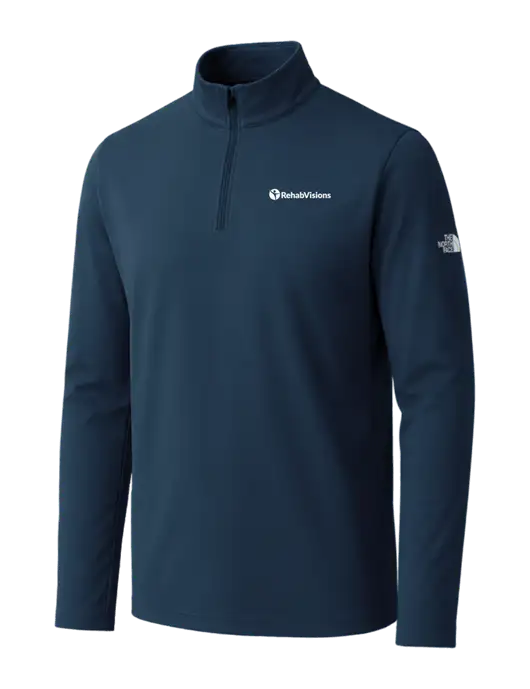The North Face Light Navy Ambition 1/4-Zip w/RehabVisions POST Logo