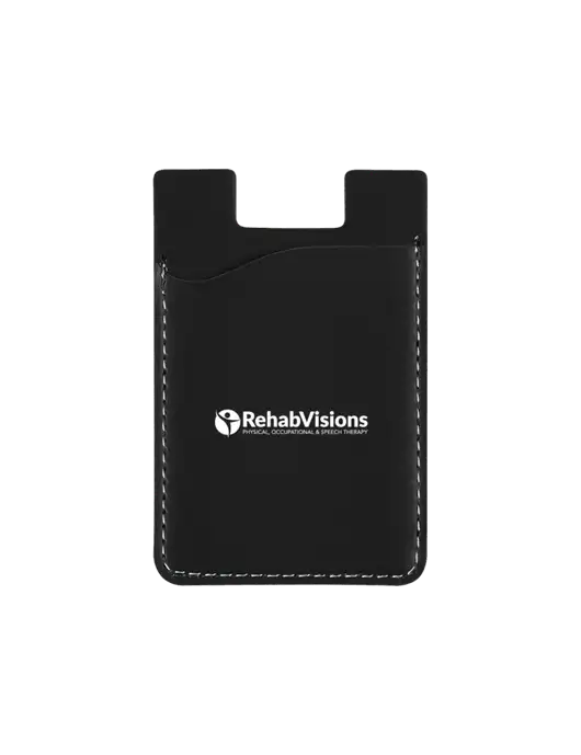 Black CardNest Phone Wallet w/RehabVisions POST Logo