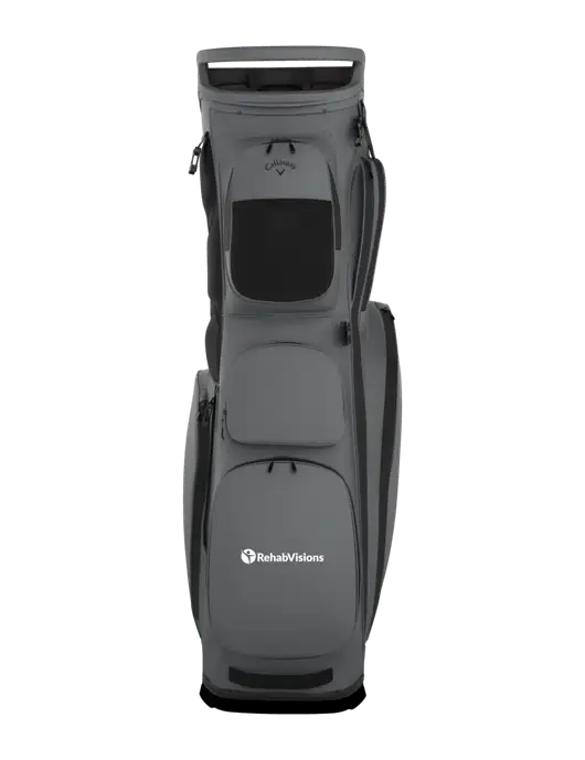 Callaway Fairway 14 Dark Grey Stand Golf Bag w/RehabVisions POST Logo