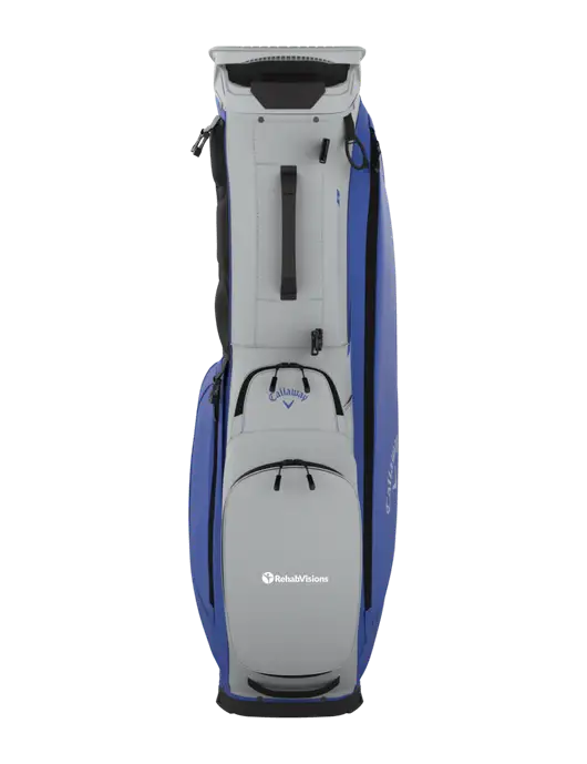 Callaway Fairway C Dark Royal/Silver Stand Golf Bag w/RehabVisions POST Logo
