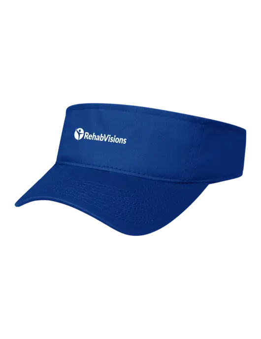 Royal Cap Visor w/RehabVisions POST Logo