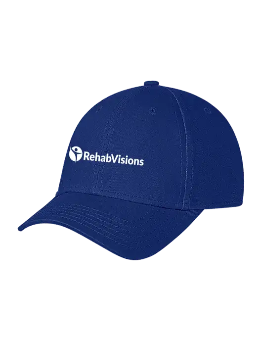 Royal Structured Soft Snap Closure Hook & Loop Cap w/RehabVisions POST Logo