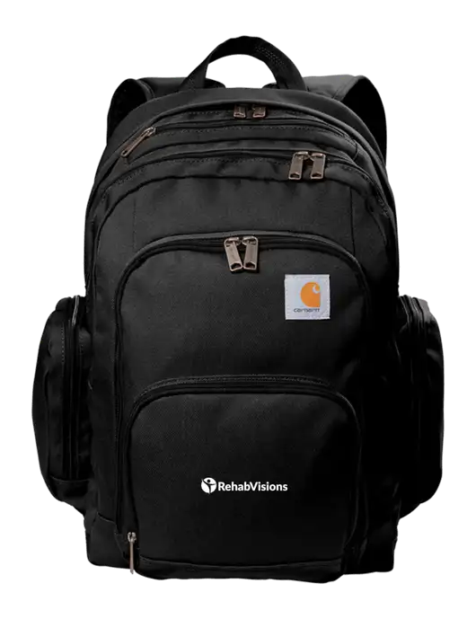 Carhartt Black Foundry Series Pro Backpack w/RehabVisions POST Logo