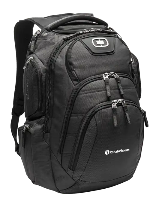 OGIO Black Surge RSS Pack
 w/RehabVisions POST Logo