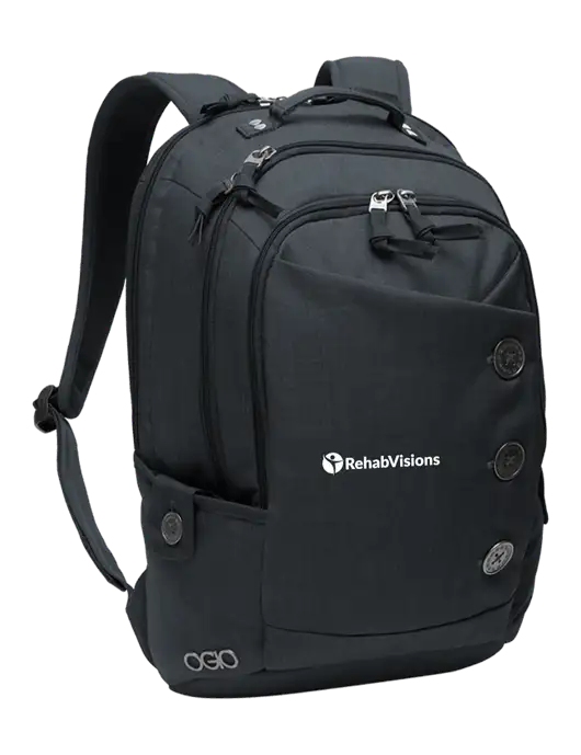 OGIO Storm Grey Ladies Melrose Pack w/RehabVisions POST Logo