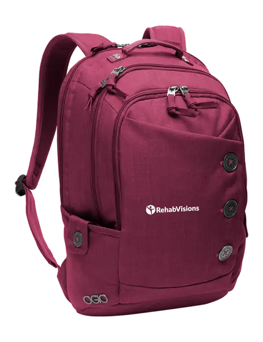 OGIO Sunset Cardinal Ladies Melrose Pack w/RehabVisions POST Logo