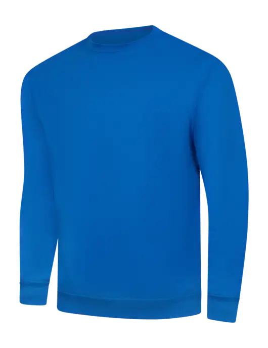 True Royal 9 oz 50/50 Cotton/Poly Crew Sweatshirt w/RehabVisions POST Logo