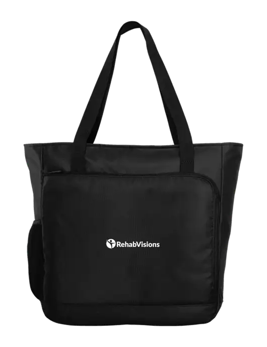 City Black Laptop Tote w/RehabVisions POST Logo
