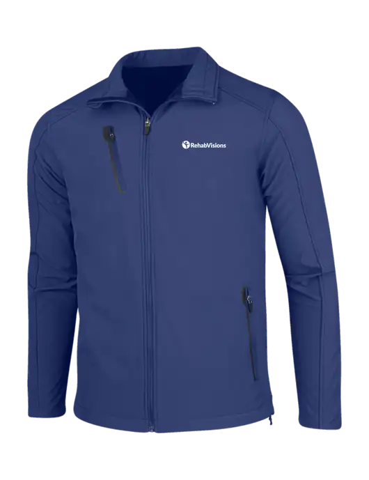 Dark Royal Welded Softshell Jacket w/RehabVisions POST Logo