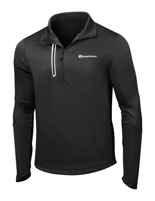 OGIO Blacktop Endurance Fulcrum 1/4 Zip w/RehabVisions POST Logo