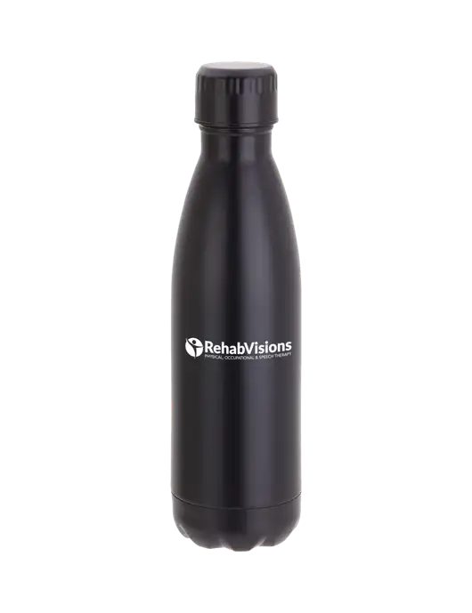 City Go Matte Black 17 oz Insulated Bottle w/RehabVisions POST Logo