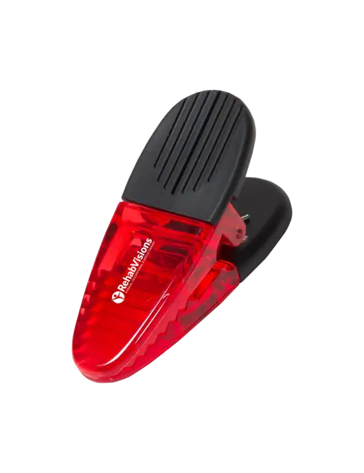 Magnetic Red Power Clip w/RehabVisions POST Logo