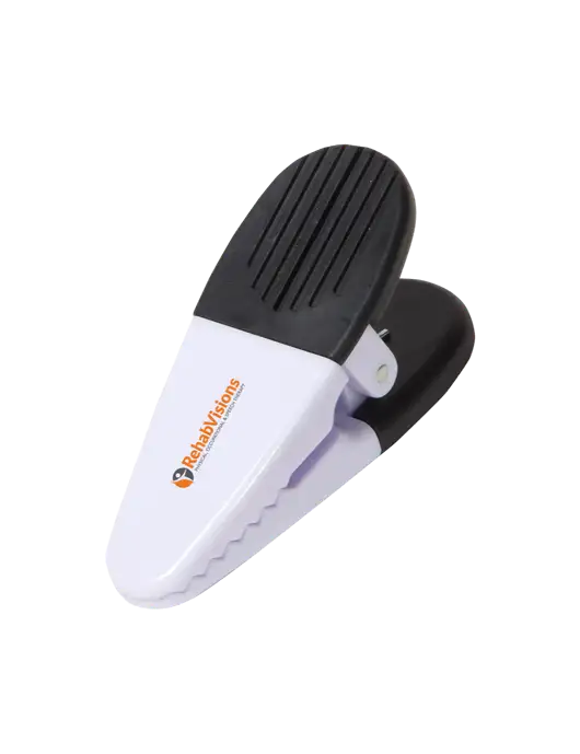 Magnetic White Power Clip w/RehabVisions POST Logo