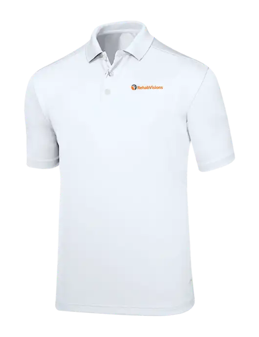 Callaway Core Bright White Performance Polo w/RehabVisions POST Logo