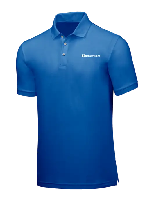 Dark Royal Core Classic Pique w/RehabVisions POST Logo