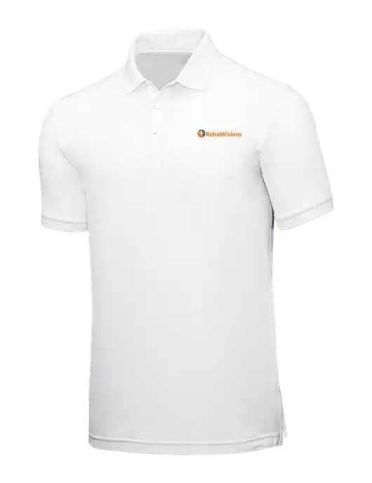 White Core Classic Pique w/RehabVisions POST Logo