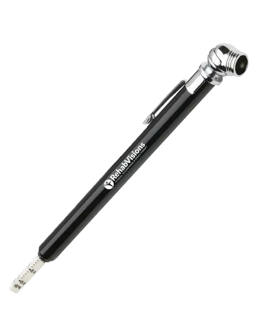 Quick View Black Tire Gauge w/RehabVisions POST Logo