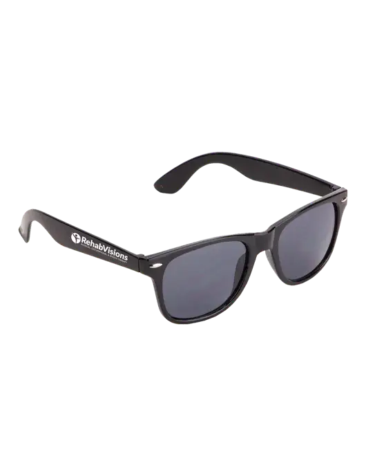 Daytona Black Sunglasses w/RehabVisions POST Logo