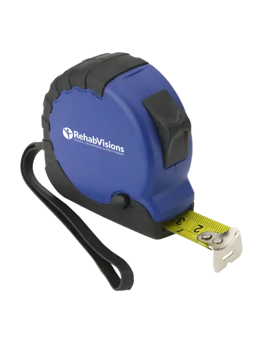Blue Tape Measure, 16' w/RehabVisions POST Logo