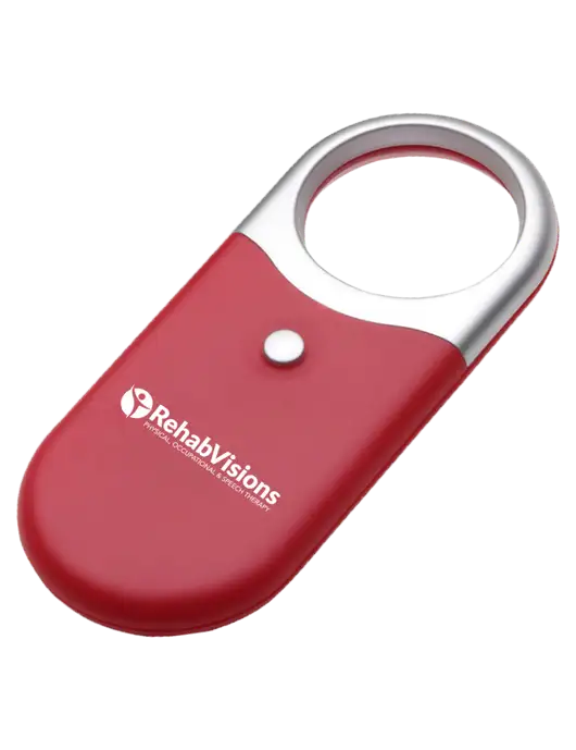Compact Red Magnifier Light w/RehabVisions POST Logo