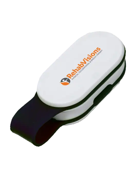 Magna Clip Black Personal Safety Light w/RehabVisions POST Logo
