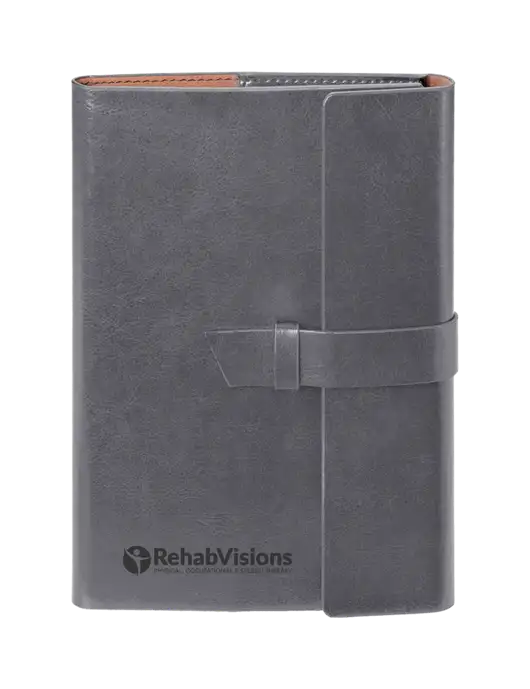 Fabrizio Grey 6.875 x 9.56 Portfolio w/RehabVisions POST Logo