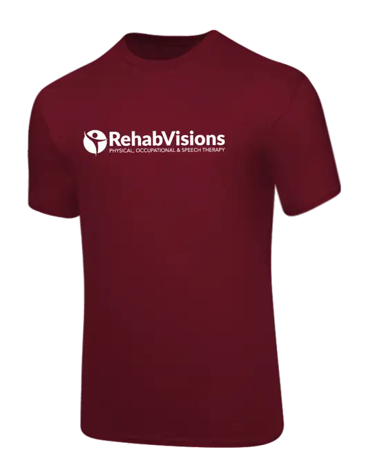 Core Blend Cardinal T-Shirt w/RehabVisions POST Logo