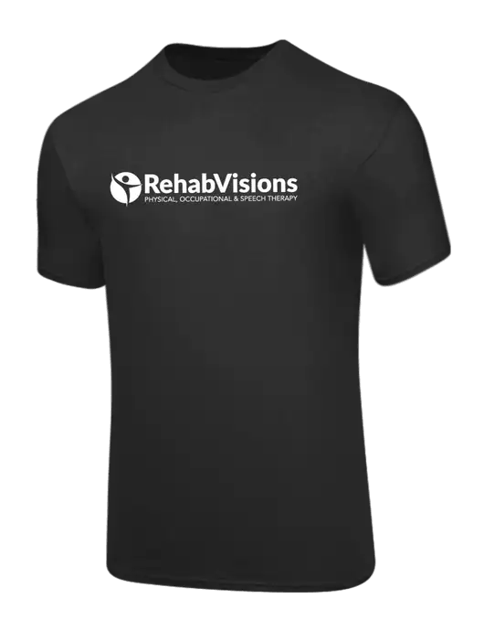 Core Blend Charcoal Grey T-Shirt w/RehabVisions POST Logo