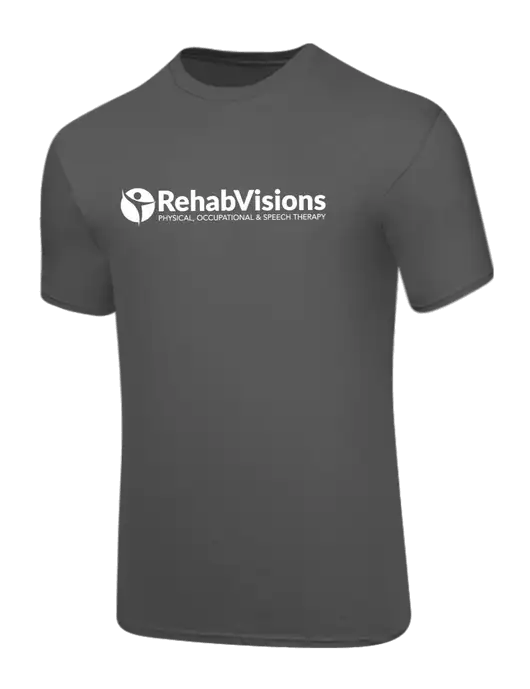 Core Blend Medium Grey T-Shirt w/RehabVisions POST Logo