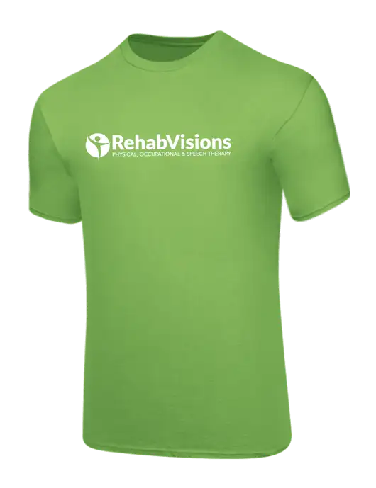 Core Blend Light Green T-Shirt w/RehabVisions POST Logo