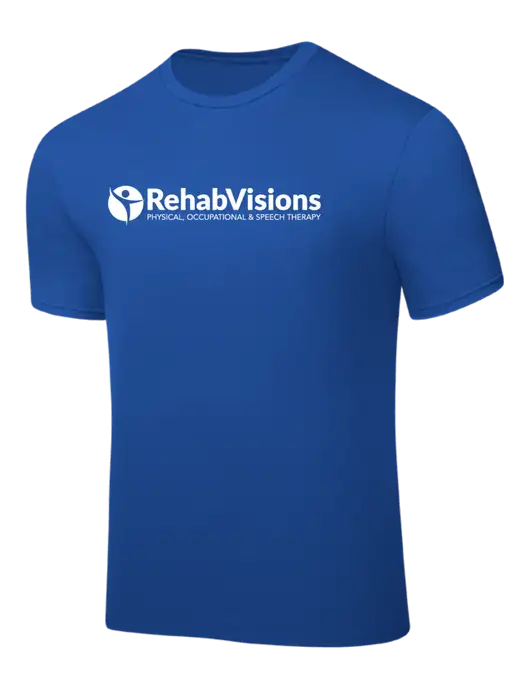 Royal PosiCharge Competitor Tee w/RehabVisions POST Logo