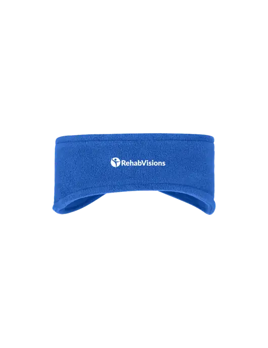 Royal Stretch Fleece Headband w/RehabVisions POST Logo