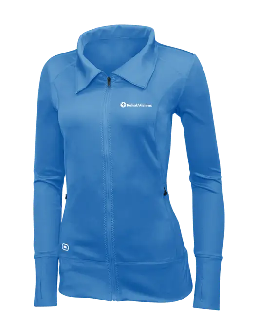 OGIO Royal Blue Womens Endurance Fulcrum Full-Zip w/RehabVisions POST Logo