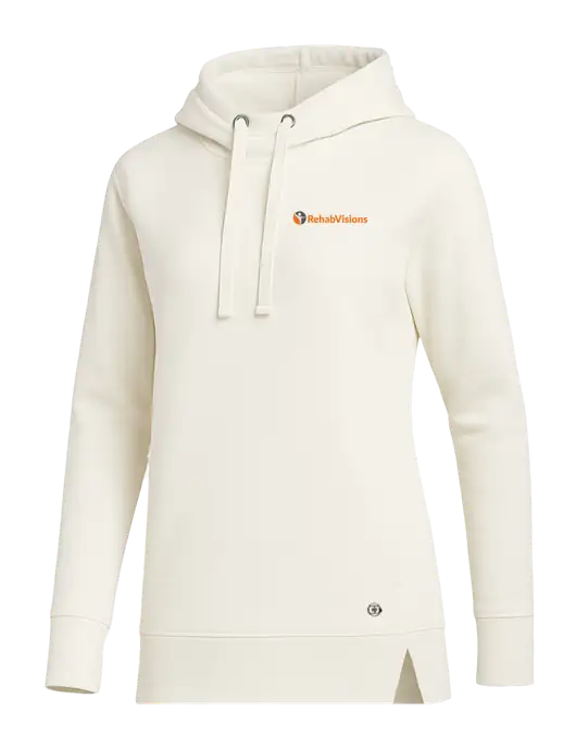 OGIO Ivory Luuma Pullover Fleece Hoodie w/RehabVisions POST Logo