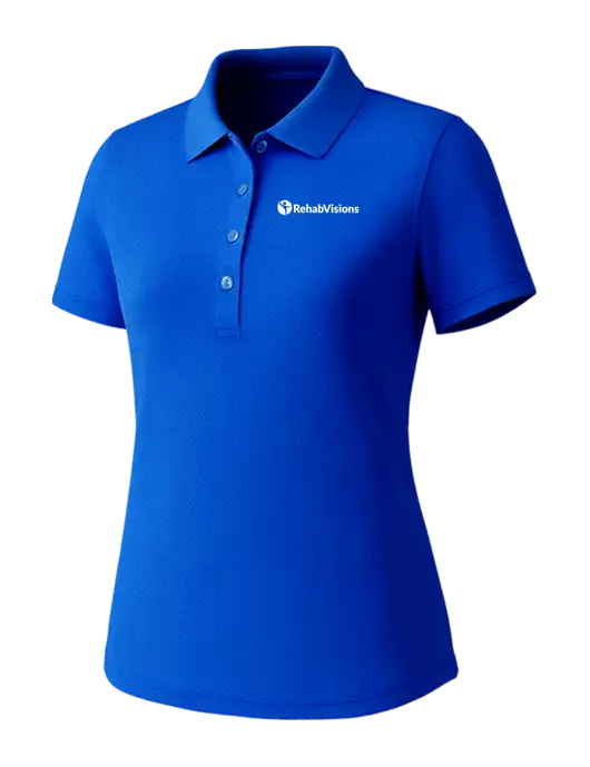 Callaway Womens Core Royal Performance Polo w/RehabVisions POST Logo