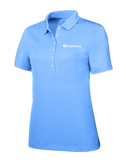 Callaway Womens Ottoman Light Blue Polo w/RehabVisions POST Logo