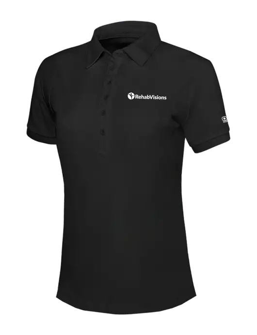 OGIO Womens Blacktop Jewel Polo w/RehabVisions POST Logo