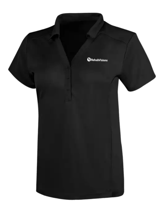 OGIO Blacktop Womens Framework Polo w/RehabVisions POST Logo