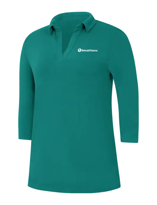Womens Teal Luxe Knit Tunic w/RehabVisions POST Logo