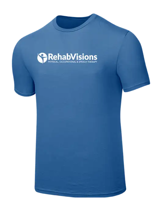 Seriously Soft Light Navy T-Shirt w/RehabVisions POST Logo